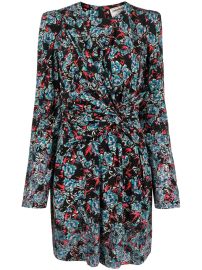 ZadigampVoltaire Radar floral-print Embellished Silk Minidress - at Farfetch